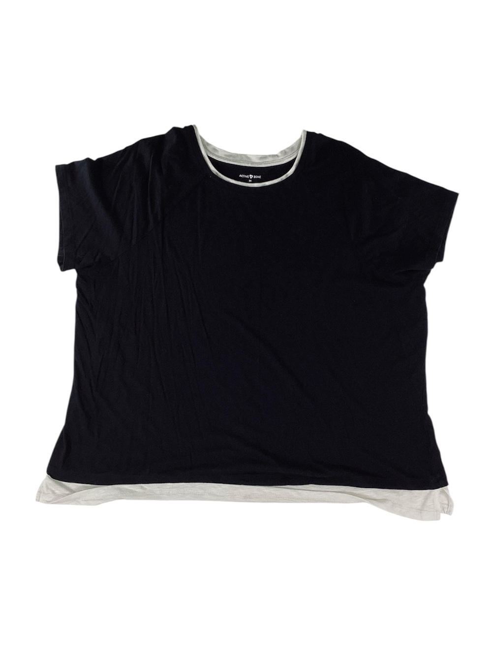 🐷 Pennington’s Active Zone Layered-Hem Tee, Size 3X